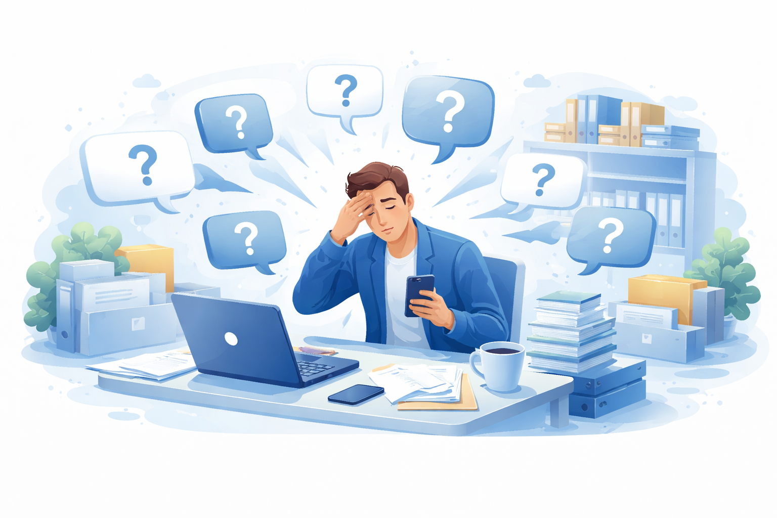 Repetitive owner questions answered manually